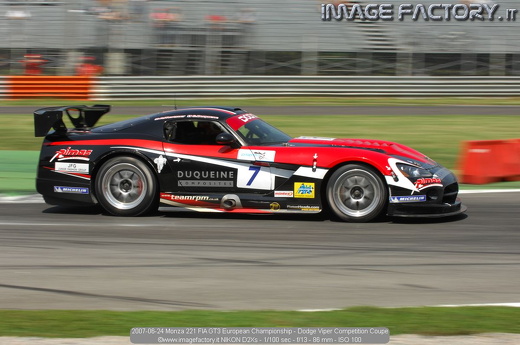 2007-06-24 Monza 221 FIA GT3 European Championship - Dodge Viper Competition Coupe